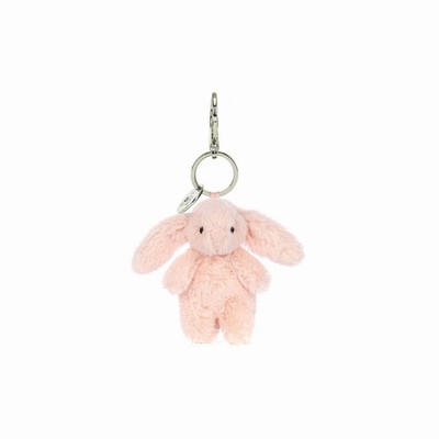 Jellycat Bashful Konijn Blush Tas Bedeltje | QN9548027